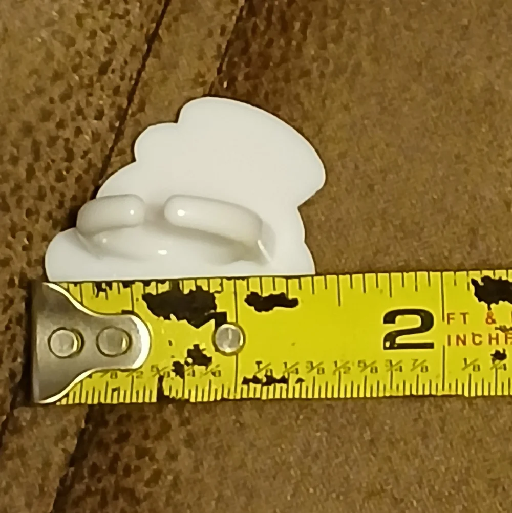 Child's Plaatic Snowman Ring with Orange Nose Adjustable